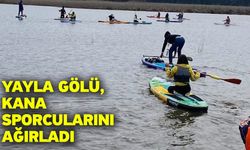 Yayla gölü, kana sporcularını ağırladı
