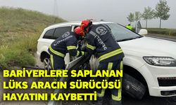 Bariyerlere Saplanan Lüks Aracın Sürücüsü Hayatını Kaybetti