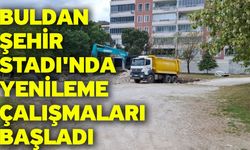 Buldan Şehir Stadı'nda yenileme çalışmaları başladı