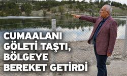 Cumaalanı Göleti Taştı, Bölgeye Bereket Getirdi