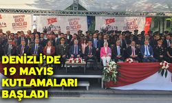 Denizli’de 19 Mayıs kutlamaları başladı