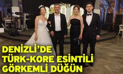 Denizli’de Türk-Kore esintili görkemli düğün