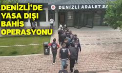 Denizli’de yasa dışı bahis operasyonu