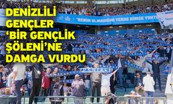 Denizlili gençler ‘Bir Gençlik Şöleni’ne damga vurdu