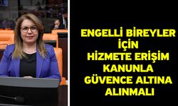Engelli Bireyler İçin Hizmete Erişim Kanunla Güvence Altına Alınmalı