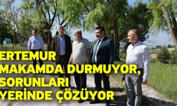 Ertemur; Makamda Durmuyor, Sorunları Yerinde Çözüyor