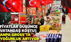 Fiyatlar düşünce vatandaş koştu! Anpa Gross’ta yoğunluk artıyor