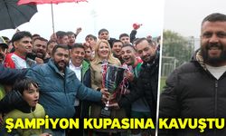 Şampiyon kupasına kavuştu