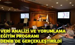 Veri Analizi ve Yorumlama Eğitim Programı DENİB’de Gerçekleştirildi