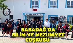 Babadağ’da Bilim ve Mezuniyet Coşkusu