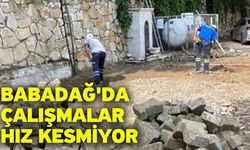 Babadağ'da Çalışmalar Hız Kesmiyor