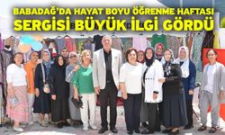 Babadağ’da Hayat Boyu Öğrenme Haftası Sergisi Büyük İlgi Gördü