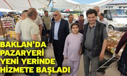 Baklan’da Pazaryeri Yeni Yerinde Hizmete Başladı