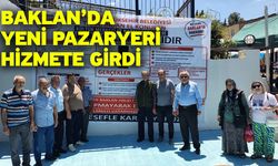Baklan’da Yeni Pazaryeri Hizmete Girdi