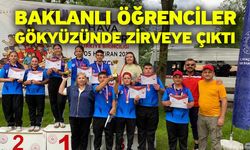 Baklanlı öğrenciler gökyüzünde zirveye çıktı