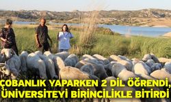 Çobanlık yaparken 2 dil öğrendi, üniversiteyi birincilikle bitirdi