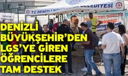 Denizli Büyükşehir’den LGS’ye giren öğrencilere tam destek