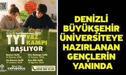 Denizli Büyükşehir üniversiteye hazırlanan gençlerin yanında
