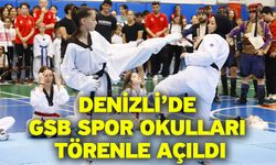 Denizli’de GSB Spor Okulları törenle açıldı