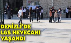 Denizli’de LGS heyecanı yaşandı