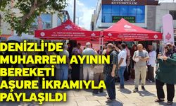 Denizli'de Muharrem ayının bereketi aşure ikramıyla paylaşıldı