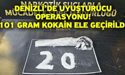 Denizli’de Uyuşturucu Operasyonu! 101 Gram Kokain Ele Geçirildi