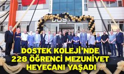 DOSTEK Koleji’nde 228 Öğrenci Mezuniyet Heyecanı Yaşadı