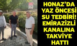 Honaz’da Yaz Öncesi Su Tedbiri! Emirazizli Kanalına Takviye Hattı