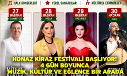 Honaz Kiraz Festivali Başlıyor! 4 Gün Boyunca Müzik, Kültür ve Eğlence Bir Arada