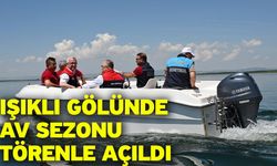 Işıklı Gölünde av sezonu törenle açıldı