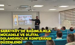 Sarayköy’de Bağımlılıkla Mücadele ve Dijital Dolandırıcılık Konferansı Düzenlendi