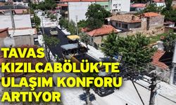 Tavas Kızılcabölük’te ulaşım konforu artıyor