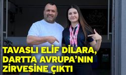 Tavaslı Elif Dilara, dartta Avrupa’nın zirvesine çıktı