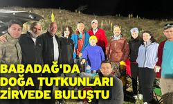 Babadağ'da Doğa Tutkunları Zirvede Buluştu