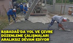 Babadağ'da Yol ve Çevre Düzenleme Çalışmaları Aralıksız Devam Ediyor