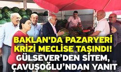 Baklan'da Pazaryeri Krizi Meclise Taşındı! Gülsever’den Sitem, Çavuşoğlu’ndan Yanıt