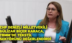 CHP Denizli Milletvekili Gülizar Biçer Karaca, TBMM’de Tekstil Sektörünü Değerlendirdi