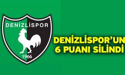 Denizlispor’un 6 Puanı Silindi