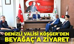 Denizli Valisi Köşger’den Beyağaç’a ziyaret
