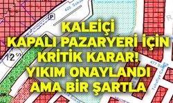 Kaleiçi Kapalı Pazaryeri için kritik karar! Yıkım onaylandı ama bir şartla