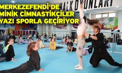 Merkezefendi'de Minik Cimnastikçiler Yazı Sporla Geçiriyor