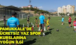 Pamukkale’de Ücretsiz Yaz Spor Kurslarına Yoğun İlgi