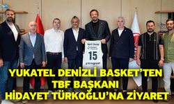Yukatel Denizli Basket’ten TBF Başkanı Hidayet Türkoğlu’na Ziyaret