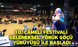 10. Çameli Festivali geleneksel Yörük göçü yürüyüşü ile başladı