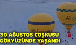 30 Ağustos coşkusu gökyüzünde yaşandı