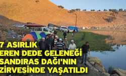 7 asırlık Eren Dede geleneği Sandıras Dağı'nın zirvesinde yaşatıldı