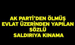 AK Parti’den ölmüş evlat üzerinden yapılan sözlü saldırıya kınama