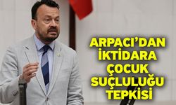 Arpacı’dan İktidara Çocuk Suçluluğu Tepkisi