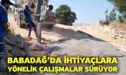 Babadağ’da ihtiyaçlara yönelik çalışmalar sürüyor