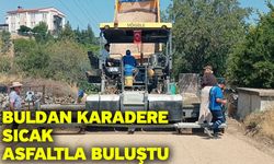 Buldan Karadere sıcak asfaltla buluştu